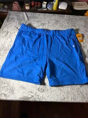 Carhartt Men's 3XL Relaxed Fit Midweight Fleece Short BS5840-M Blue